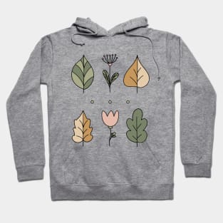 Flowers and leaves Hoodie